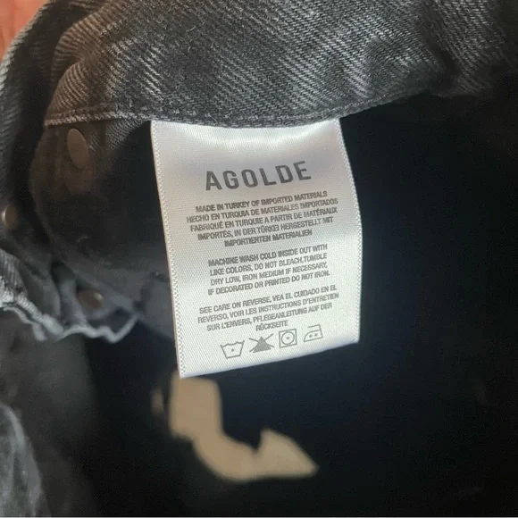 AGolde Riley Short Size 23 Vortex - Picture 5 of 6